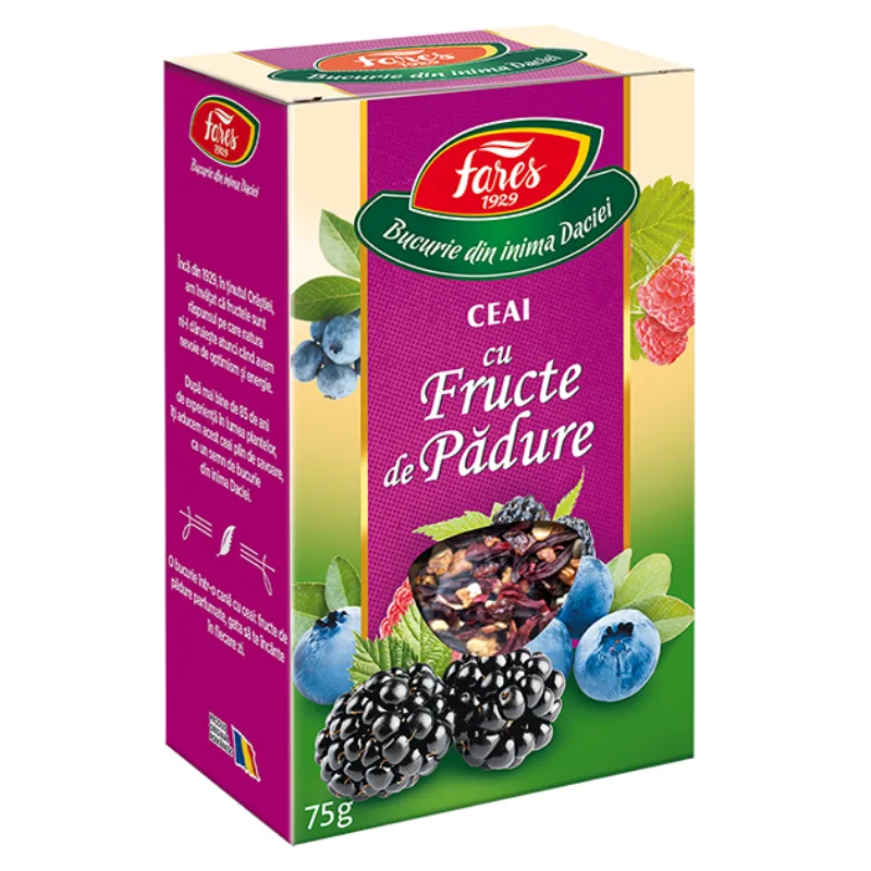 Ceai cu fructe de padure x 75 g FAR FARES — preț și oferte