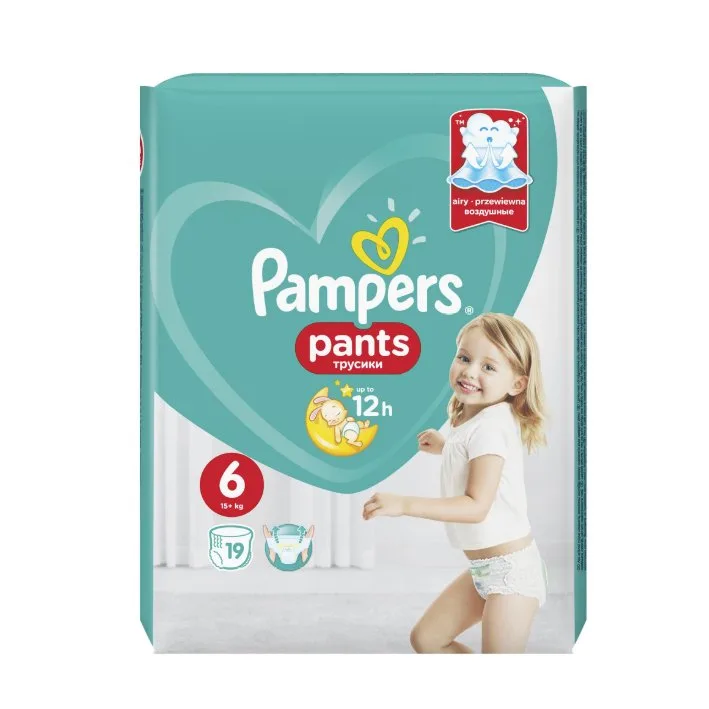 Pampers Pants Scutece nr.6 16+ kg 19 bucati — preț și oferte