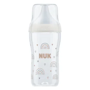 Biberon Perfect Match, Curcubeu, tetina marimea M, 260ml, Nuk