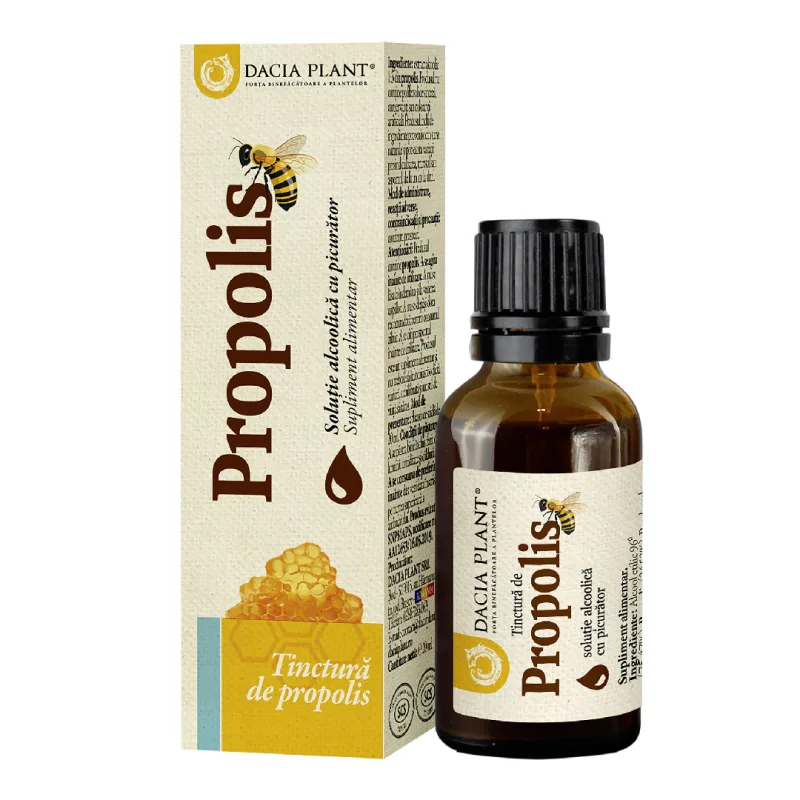 Tinctura de Propolis, 20 ml, Dacia Plant — preț și oferte
