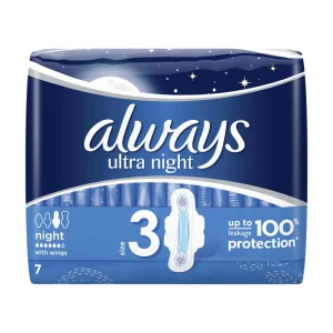 Always Ultra Night Absorbante 7 bucati