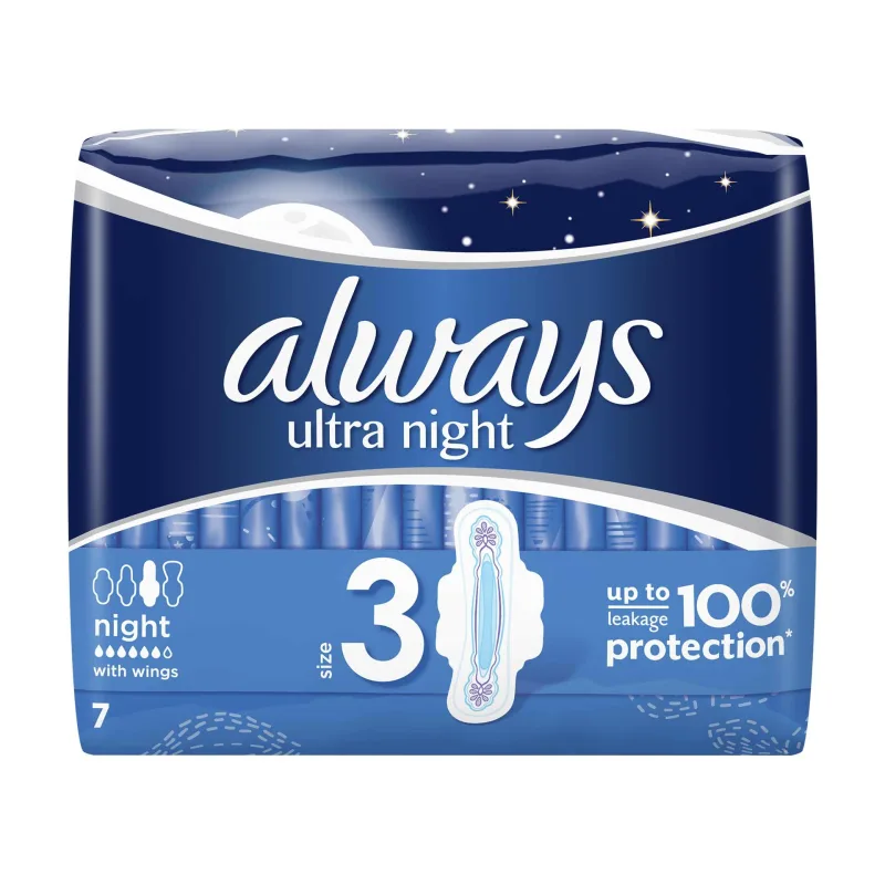 Always Ultra Night Absorbante 7 bucati — preț și oferte