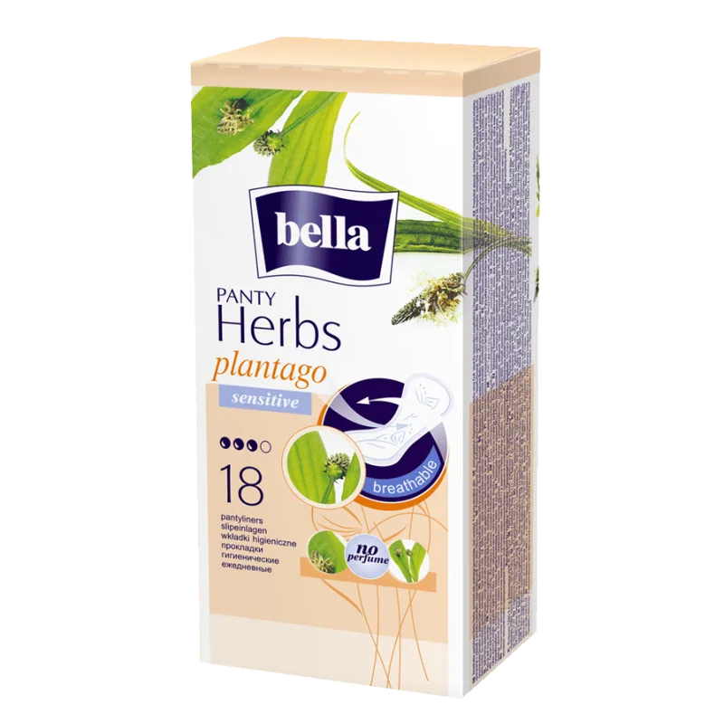 Bella Panty Herbs Plantago Sensitive 18 bucati — preț și oferte