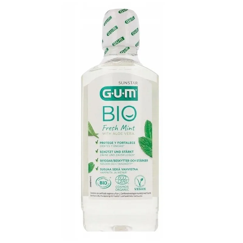 Apa de gura Fresh Mint Gum Bio, 300 ml, Sunstar Gum — preț și oferte
