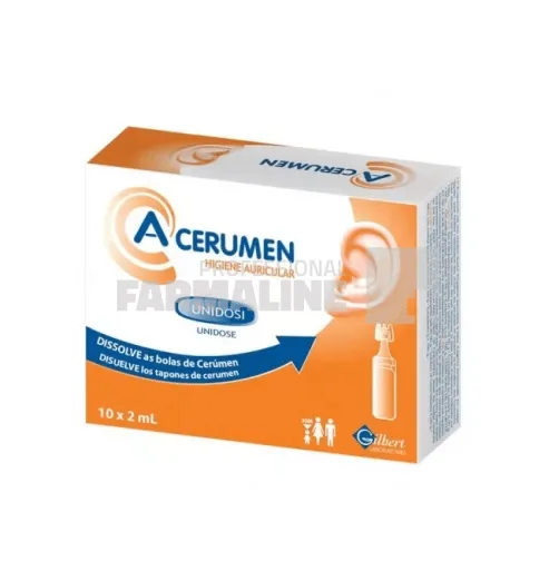 A - Cerumen Solutie unidoze 2 ml  10 bucati — preț și oferte