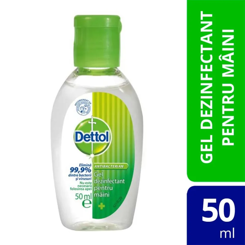 Dettol Gel de maini antibacterian 50 ml — preț și oferte