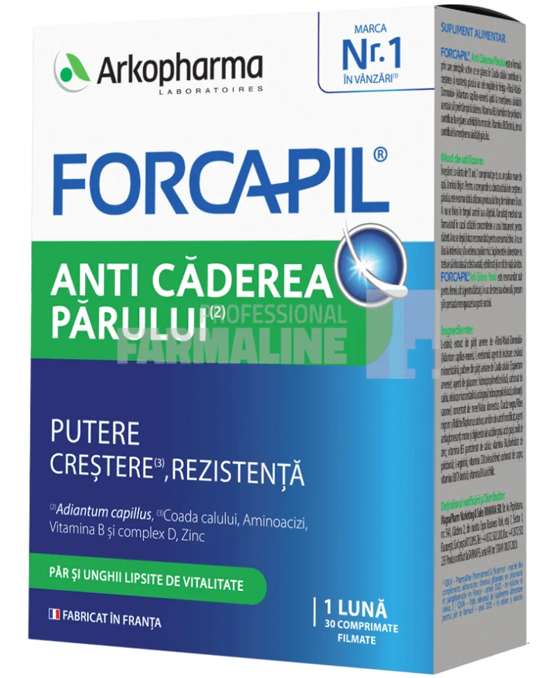 Arkopharma Forcapil Anticadere ( Hair Activ ) 30 comprimate — preț și oferte
