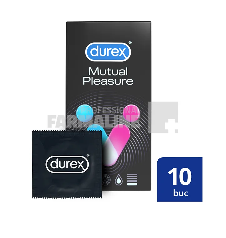 Durex Mutual Pleasure Prezervative 10 bucati — preț și oferte