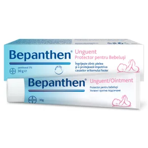 Bepanthen Unguent 30 gr â€“ Ingrijeste si protejeaza pielea impotriva iritatiilor de scutec