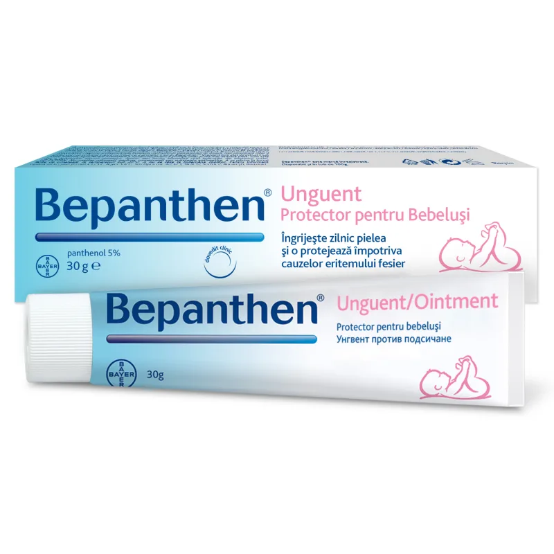 Bepanthen Unguent 30 gr â€“ Ingrijeste si protejeaza pielea impotriva iritatiilor de scutec — preț și oferte