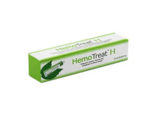 Hemotreat H unguent pentru hemoroizi, sangerari si fisuri anale 25 ml GlobalTreat — preț și oferte