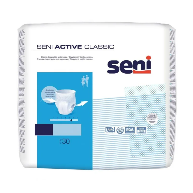 Seni Active Classic Chilot pentru incontinenta L 30 bucati — preț și oferte