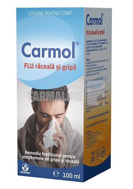 Carmol Flu Lotiune 100 ml BIOFARM — preț și oferte