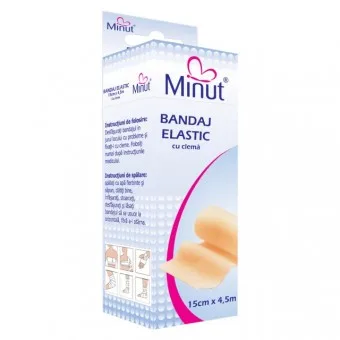 Minut Bandaj elastic cu clema 15 cm x 4.5m — preț și oferte