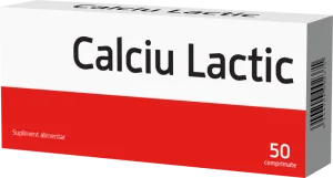 Biofarm Calciu Lactic 500 mg 50 comprimate
