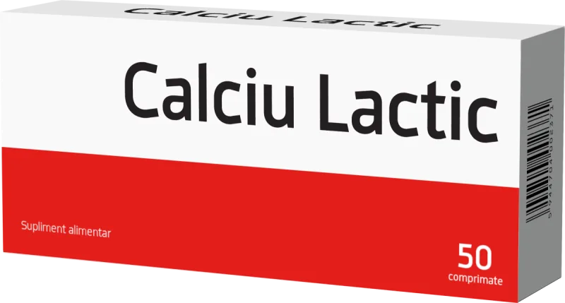 Biofarm Calciu Lactic 500 mg 50 comprimate — preț și oferte