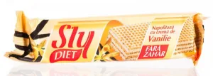 Sly Diet Napolitane fara zahar cu vanilie 20 g