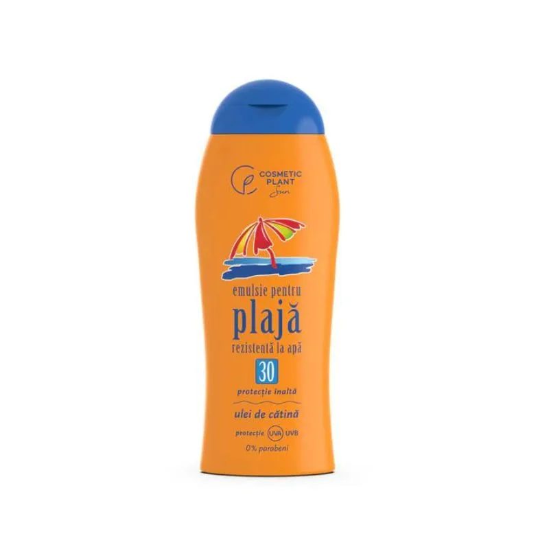 Emulsie plaja cu ulei de catina, SPF30, 200 ml, Cosmetic Plant — preț și oferte