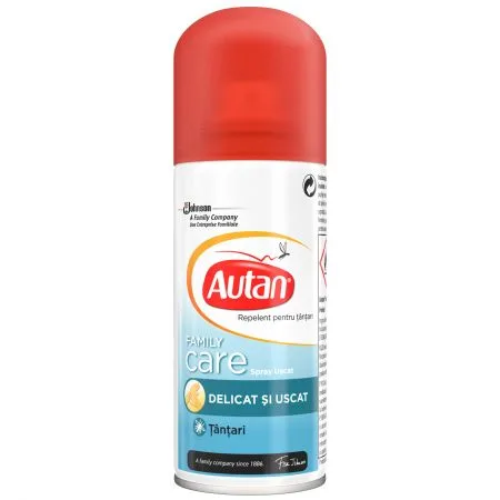 Autan Family Care Spray uscat 100 ml — preț și oferte
