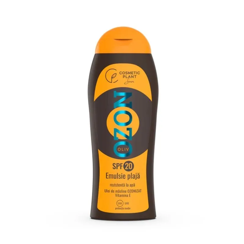 Emulsie plaja OZON rezistenta la apa, SPF20, 200 ml, Cosmetic Plant — preț și oferte