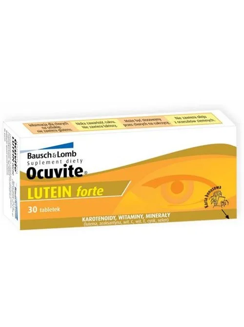 Ocuvite Lutein Forte 30 capsule BAUSCH & LOMB — preț și oferte