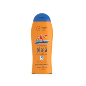 Emulsie plaja cu galbenele, rezistenta la apa, SPF20, 200 ml, Cosmetic Plant