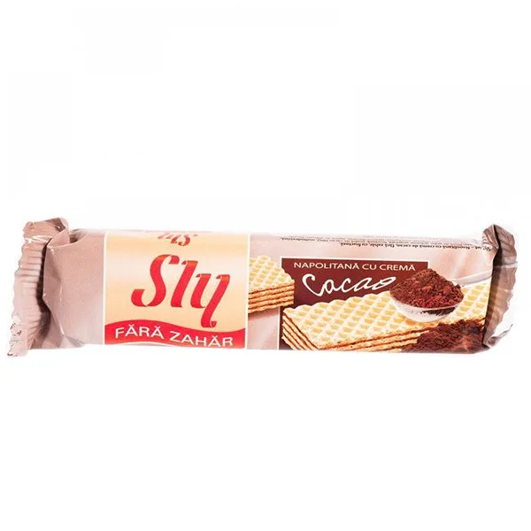 Sly Diet Napolitane fara zahar cu ciocolata 20 g Sly Nutritia — preț și oferte