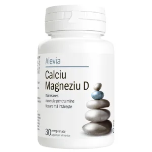 Alevia Calciu Magneziu D 30 comprimate
