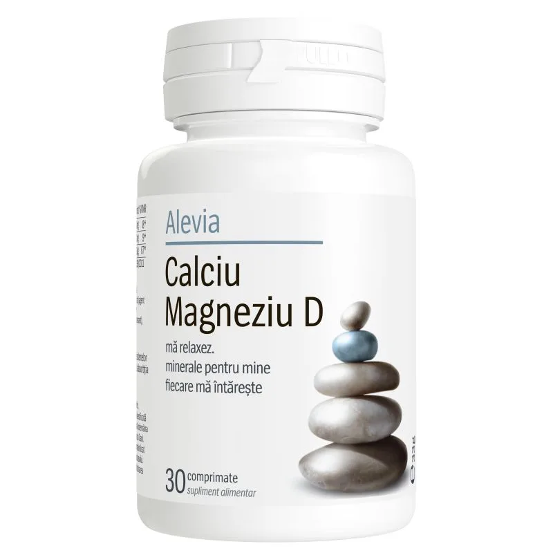 Alevia Calciu Magneziu D 30 comprimate — preț și oferte