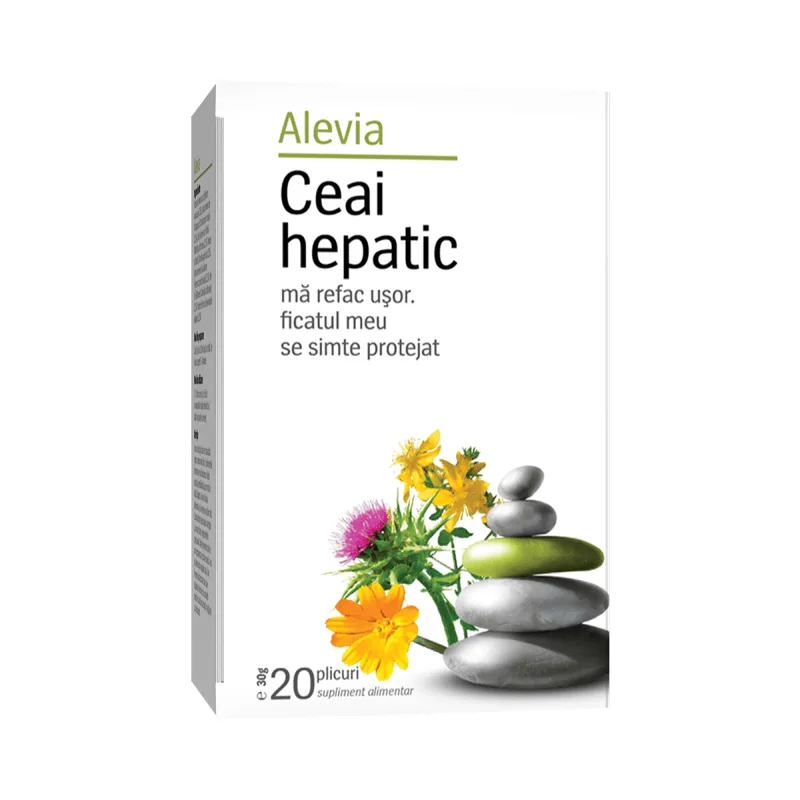 Alevia Ceai medicinal hepatic 20 plicuri — preț și oferte