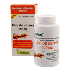 Ulei de Catina 600 mg, 60 capsule, Hofigal