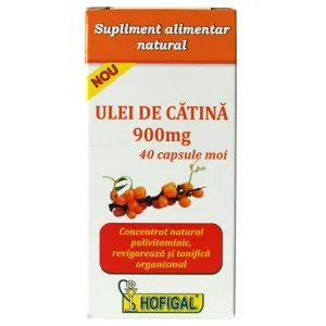 Ulei de catina 900 mg 40 capsule moi HOFIGAL — preț și oferte