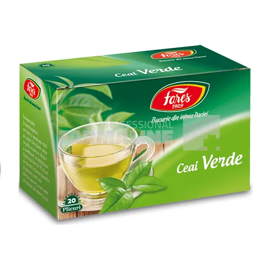Fares Ceaiurile lumii Ceai verde 20 plicuri — preț și oferte