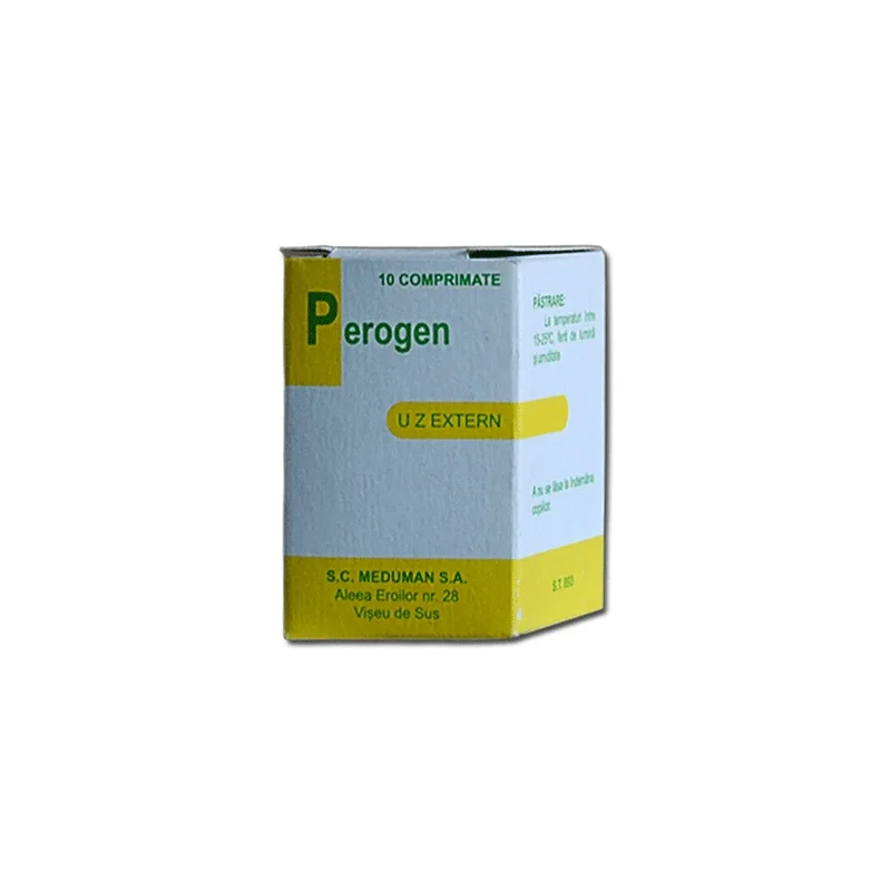 Perogen 10 comprimate MEDUMAN — preț și oferte