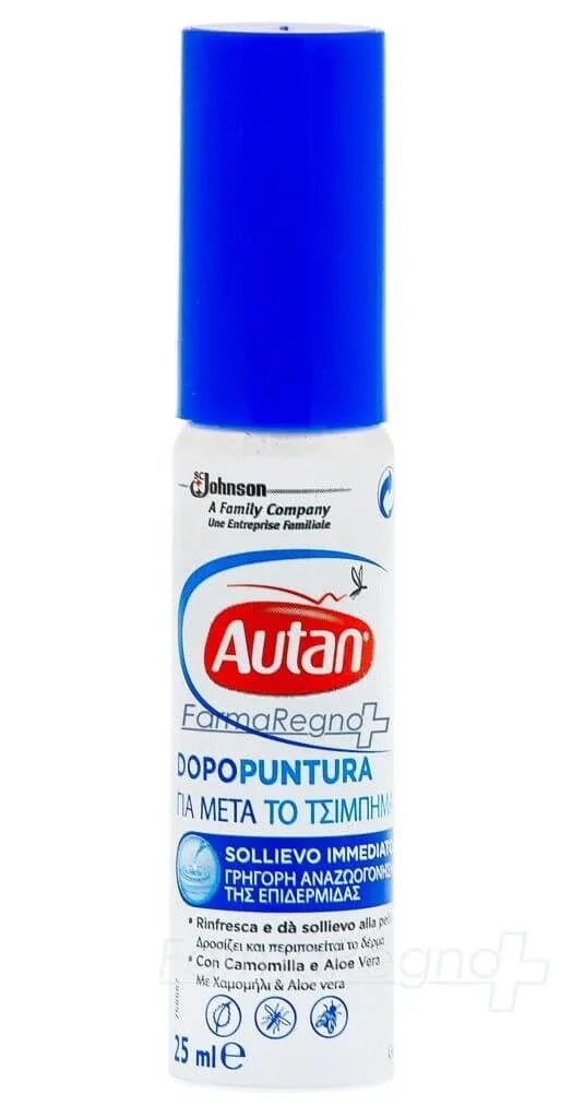 Loțiune cu mușețel și aloe pentru tratarea înțepăturilor, 25 ml, Autan — preț și oferte