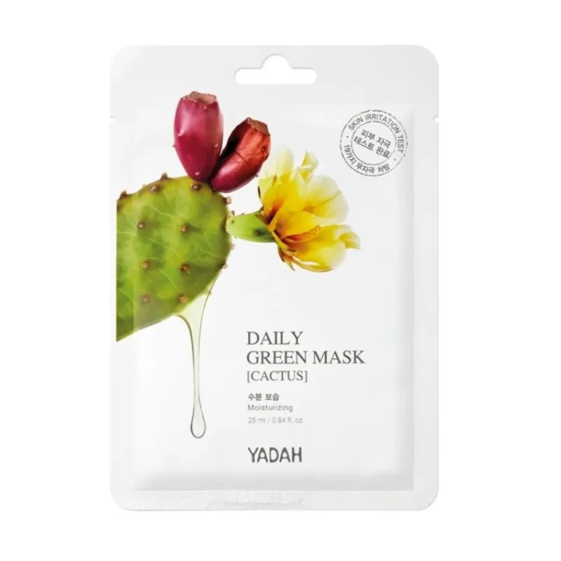Masca de fata Cactus Daily Green, 25ml, Yadah — preț și oferte