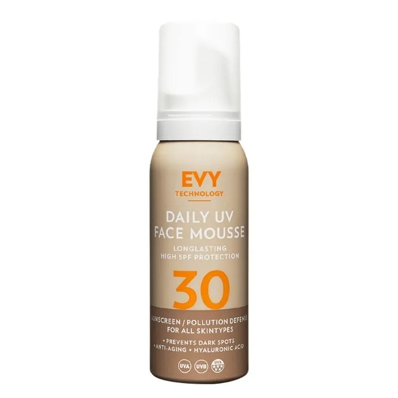 Spuma pentru fata Daily Uv Face Mousse, 75 ml, Evy Technology — preț și oferte
