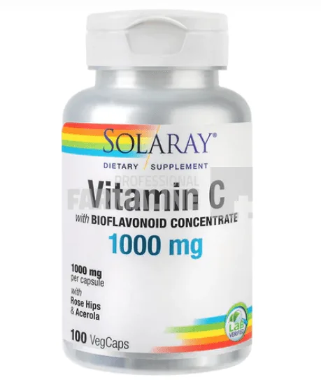 Vitamin C 1000 mg pentru adulti 100 capsule SECOM — preț și oferte