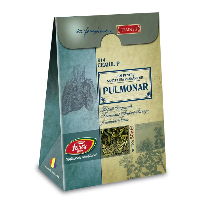 Ceai pulmonar, 50g, Fares — preț și oferte