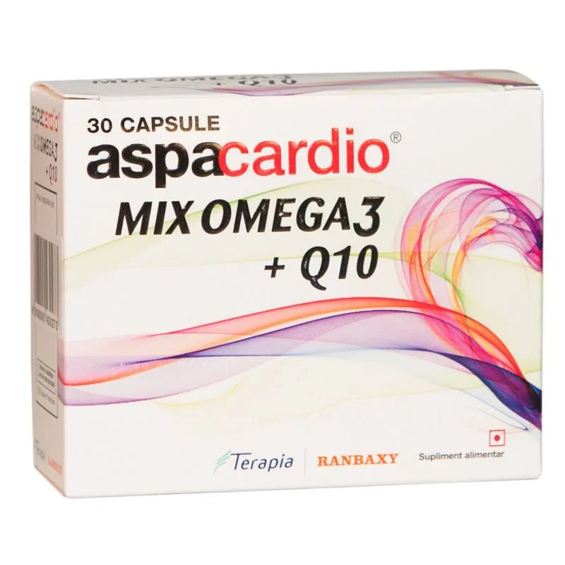 Aspacardio Mix Omega3 + Q10, 30 capsule, Terapia TERAPIA SA — preț și oferte