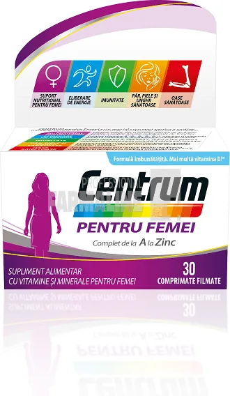 Centrum pentru femei 30 comprimate — preț și oferte