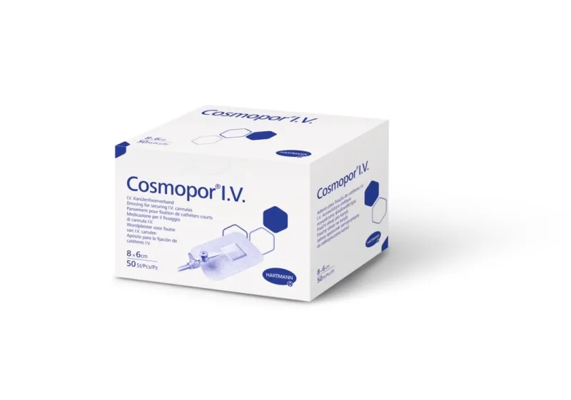 Hartmann Cosmopor I.V. Plasture 8 cm x 6 cm 50 bucati — preț și oferte