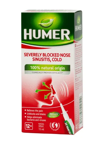 Humer Spray Sinuzita si nas infundat 15 ml — preț și oferte