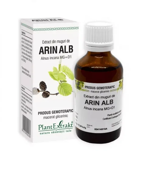 Extract din muguri de Arin Alb 50 ml PLANTEXTRAKT — preț și oferte