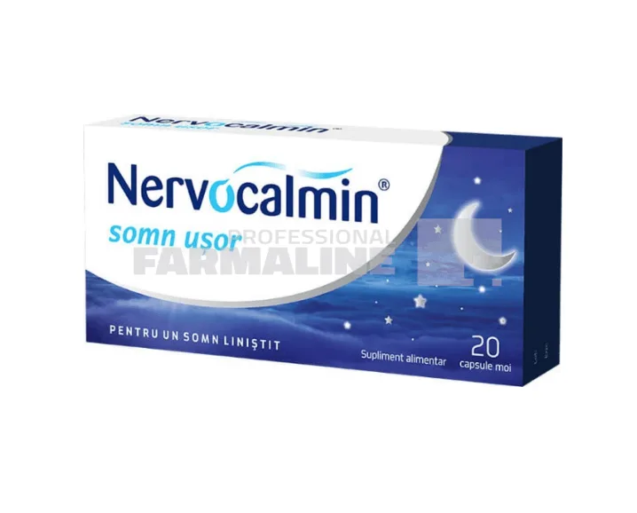 Nervocalmin somn usor cu valeriana 20 capsule moi BIOFARM — preț și oferte