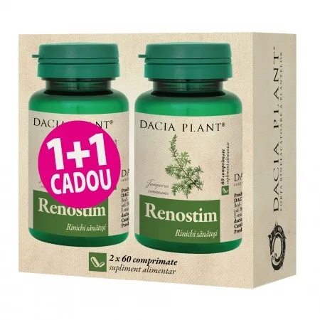 Renostim 60 comprimate 1 + 1  Gratis DACIA PLANT — preț și oferte