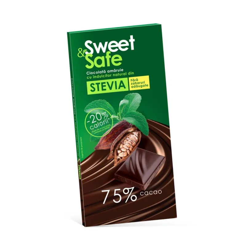 Sly Diet Ciocolata amaruie 75% cacao 90 g Sly Nutritia — preț și oferte
