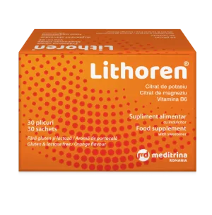 Lithoren aroma de portocale 30 plicuri