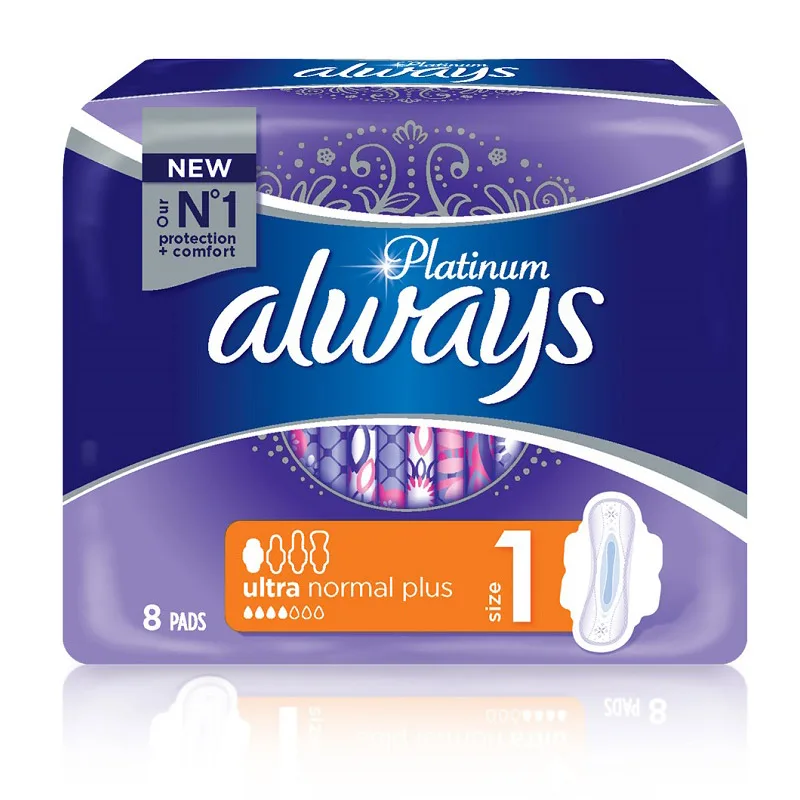 Always Platinum Normal Absorbante Size1 8 bucati — preț și oferte