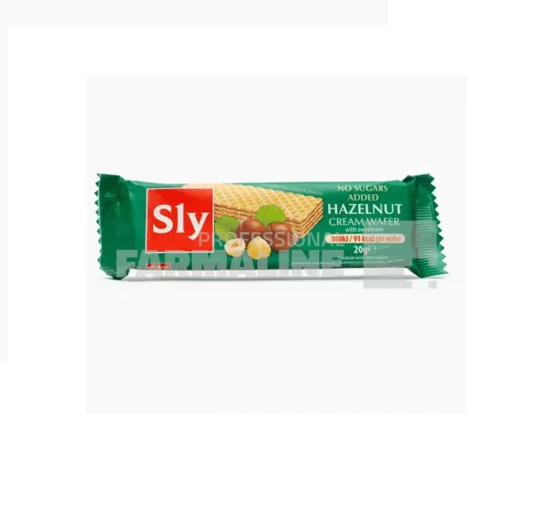 Sly Diet Napolitana fara zahar cu crema alune 20 g Sly Nutritia — preț și oferte